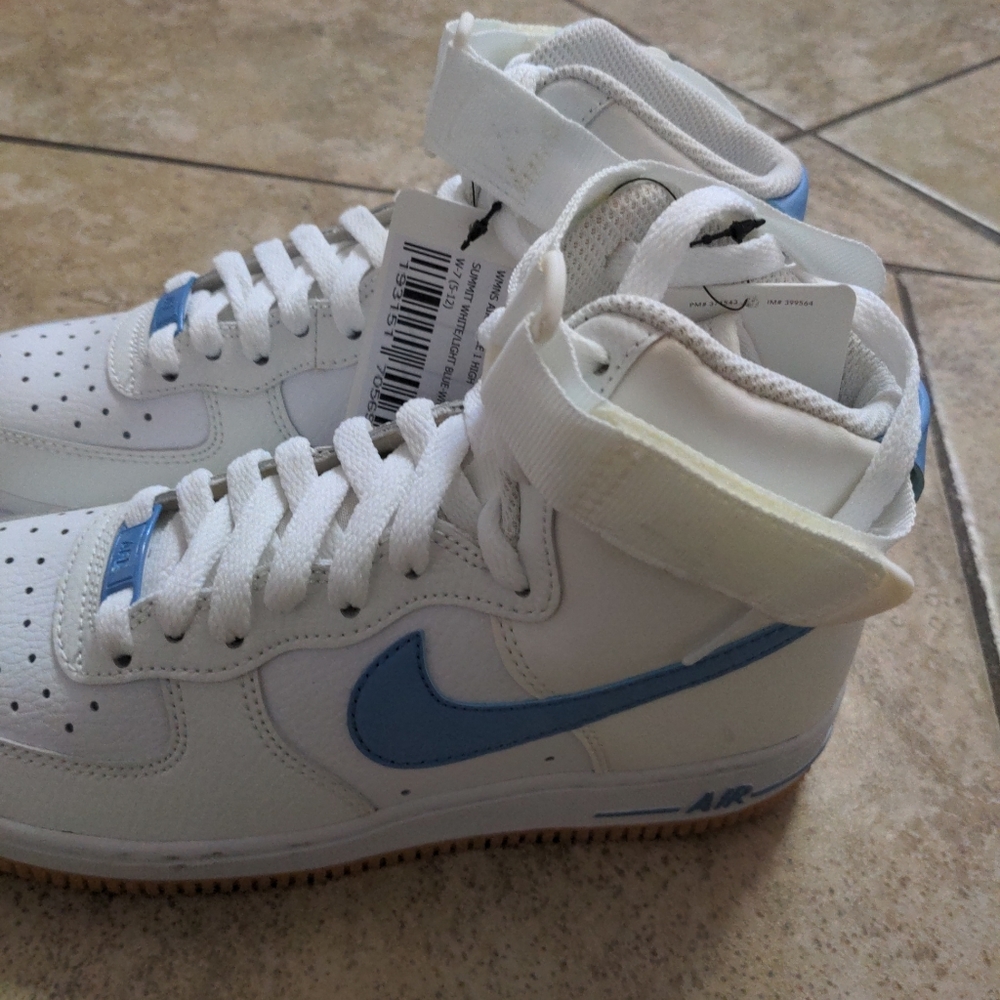 Nike Air Force 1 High Shoe Women's 7 White Light B - Picture 4 of 5